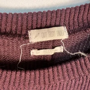 Out From‎ Under Urban Outfitters Burgundy Ribbed Thermal Long Sleeve Top Small thumbnail 4