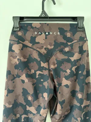 Balance Athletica Vitality Ascend Base Camo High Rise 26in Leggings Brown Black thumbnail 3