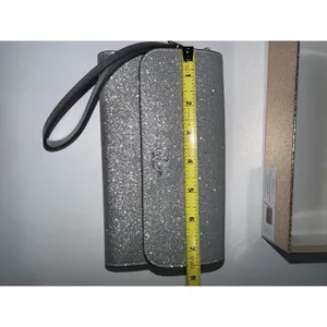 Kate Spade‎ Glimmer Boxed Medium Flap Wristlet Silver Wallet KE447 NWT $199 MSRP thumbnail 8
