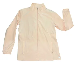 Hang Ten Women’s Peach Pink UV Protection Water Resistant Zip Up Jacket Large thumbnail 1