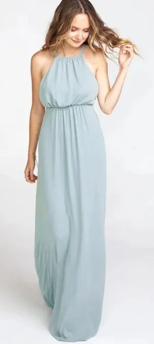 Show Me Your Mumu Amanda Formal Maxi Sage Green Size Large NEW thumbnail 1