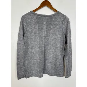 Lululemon Swiftly Tech Long Sleeve Crew Shirt Heathered Grey Space‎ Dye Womens thumbnail 2