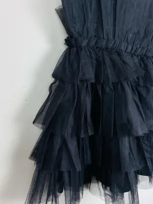 Storia black tulle ballet inspired mini dress. NWT. Size S thumbnail 2