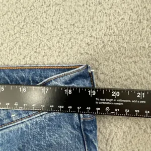 Abercrombie Fitch The 90s Straight Mid Rise Jeans Women 33(38x28) Medium Wash thumbnail 7