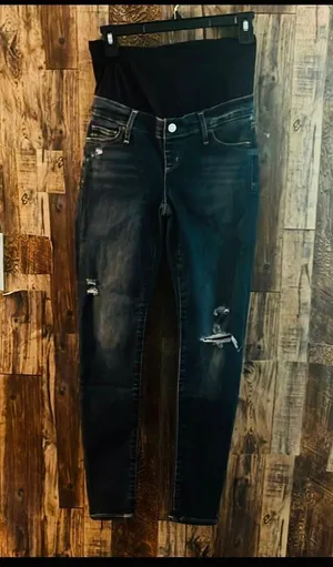 Gap NWT s women's maternity blue jeans size 25 Rm31 thumbnail 1