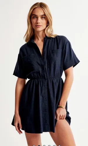 Abercrombie Linen Shirt Dress thumbnail 1