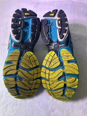 Brooks Women's Teal Black White Running Sneakers with Lime Accent thumbnail 9