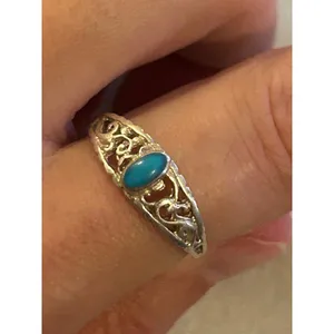 925 sterling silver ring band size 8.5 lot c22 thumbnail 2