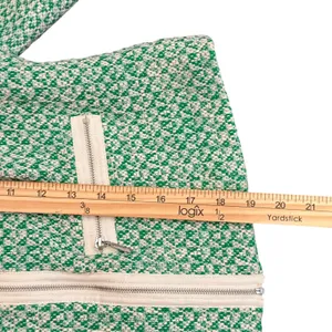 Cabi Woven Knit Full Zip Cardigan‎ Green Sweater Womens 4 Office Career Preppy thumbnail 11