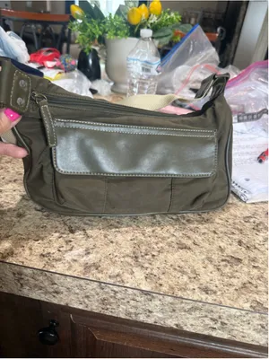 Women's Axcess Shoulder Bag One Size Olive Beige thumbnail 12