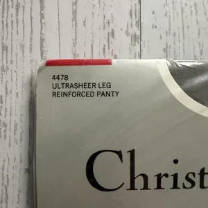Christian Dior 4478 L'ALLURE Ultra Sheer Panty Top Crystal Gray Size‎ 2 Vintage thumbnail 4