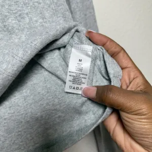 NEW Aeropostale Women Cotton Coquette Top‎ Medium Gray Ciao Pointelle Rib Bow thumbnail 8