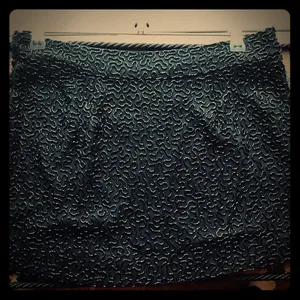 Karina Grimaldi Black Silk Sequin Skirt Sz S $218 thumbnail 9