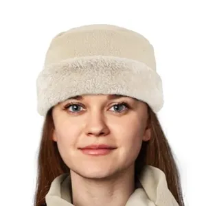 Loritta Womens Set Size L Beige Beanie Hat Scarf Warm Gloves Winter Accessories thumbnail 8