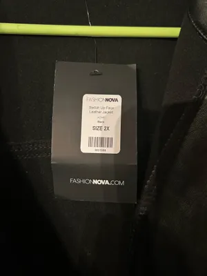 Adorable, faux, leather jacket, fashion, nova thumbnail 6