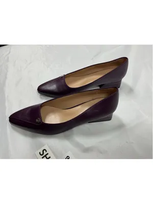 Womans New Naturalizer Georgia Slip On Pumps 8 M Plum Pointed Toe Block Heel thumbnail 3