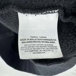 AIR JORDAN Brooklyn Fleece Crew‎ Sweatshirt Black Small thumbnail 5