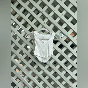 Anthropologie Seamless Henley Crop Top thumbnail 7