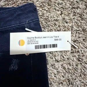 78&Sunny Skyline Bootcut Jeans Low Tide Dark Wash Distressed Size 6 NWT thumbnail 2