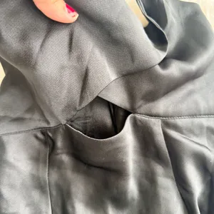 Hello Molly Famous Fit Satin Mini Dress Black thumbnail 2