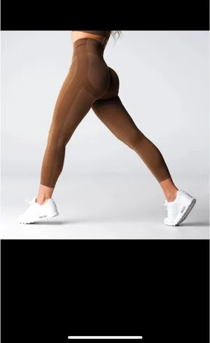 NVGTN Mocha Performance Seamless Leggings in mocha Size medium thumbnail 2