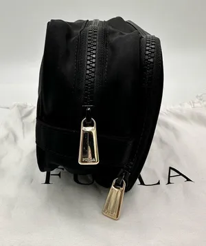 Furla Tessuto Nylon Cosmetic Bag Black thumbnail 5