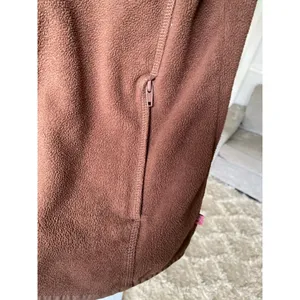 Duck Head Full Zip Vest Fleece Brown Outdoor Heritage M Academia Hiking Rugged thumbnail 5