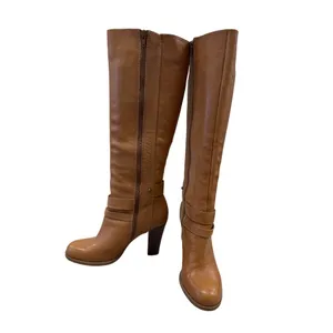 Nine West Womens Brown Leather Knee-High Boots Size 7.5M SKU 7166 thumbnail 3