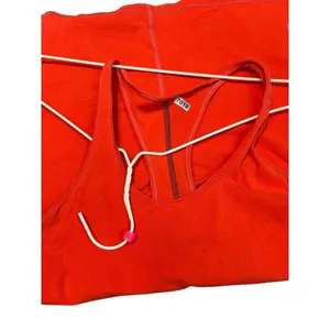 Lululemon Racerback Tank Top Coral Red Size S-fair condition thumbnail 8