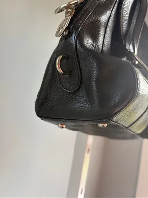 DKNY Y2K Black Leather & Haircalf Shoulder Bag thumbnail 8