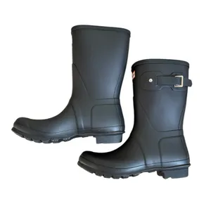 NEW Hunter Original Short Matte Rain Boot Waterproof US Size 10 thumbnail 6