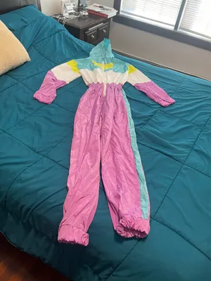 Womens 80’s Costume M w/ jewelry thumbnail 1