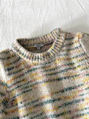 Rails Sybil White Space Dye Sweater - Small thumbnail 5