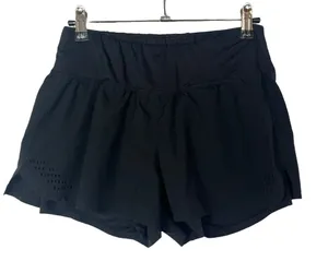 Champion Black Mid‎ Rise Compression Layered Athletic Running Shorts S thumbnail 1