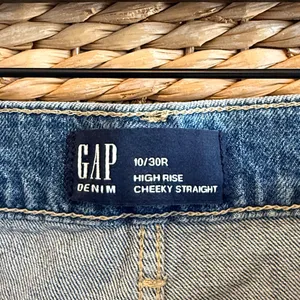 NWT GAP High Rise Cheeky Straight Ankle Jeans, 10 / 30 thumbnail 9