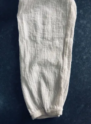 Free People Ruffle white top ,size S thumbnail 3