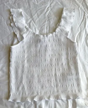 Florence Whit Tank Top White thumbnail 1