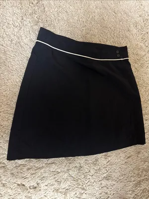 Patagonia Black Mini Skirt with White Trim thumbnail 6