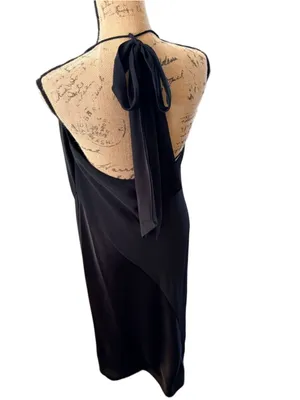 Cushnie + Target Slip Dress with Long Behind the Neck Tie Size 14 thumbnail 5