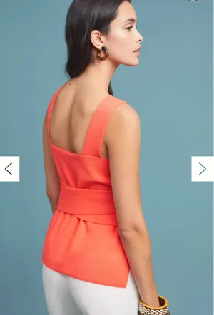 Anthropologie Harloe Belted Top Medium thumbnail 2