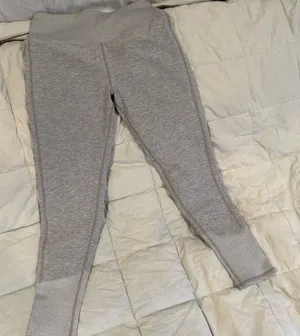 Alo Yoga High Waist Womens Leggings Size M RN 87320 Compression GREY & WHITE thumbnail 1