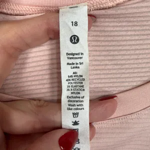 Lululemon Size 18 Swiftly Tech Long Sleeve 2.0 Pink Mist Activewear Top W3DFKS thumbnail 5