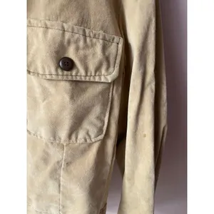 Vintage Handmade Tan/Light Brown Shirt Jacket Size M thumbnail 11