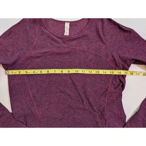 Lululemon Cypress Kiss Long Sleeve Pullover Base Layer Sz 10 Outdoor Gym Hiking thumbnail 3