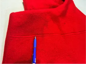 Vintage The Eagle’s Eye 100% Wool Shawl Collar Cropped Cardigan Jacket Red 12 thumbnail 6