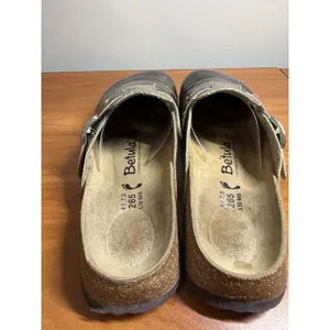 Betula by Birkenstock Womens Patent Leather Mules Shoes Gold Ombre EU 41 US 10 thumbnail 7