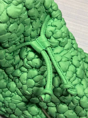 WILDFOX Textured Floral Tote Bag - Green - One Size pre-owned thumbnail 11