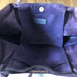 Michael Kors Large Purple Suede Shoulder Bag For Everyday Use thumbnail 5