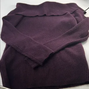 Bloomingdale's Off-the-Shoulder Plum Sweater cashmere thumbnail 13