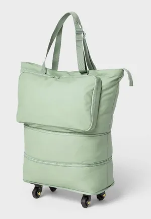 Brightroom collapsible rolling storage bag Green Size undefined thumbnail 1